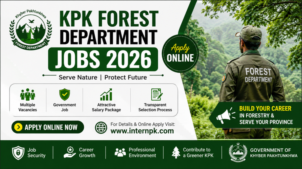 KPK Forest Department Jobs 2026 – Latest Government Jobs | Apply Online