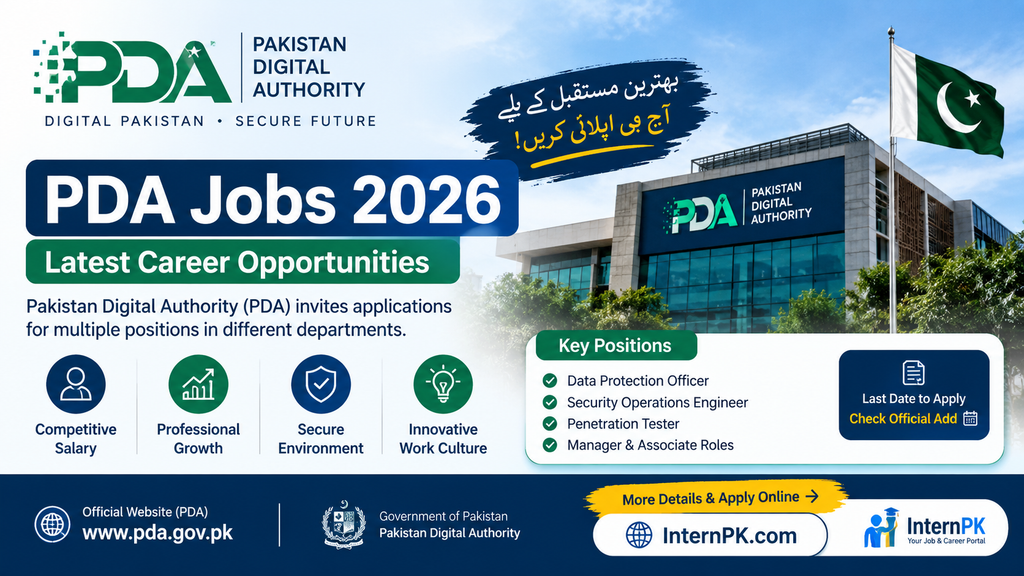 Pakistan Digital Authority PDA Jobs – Apply Online