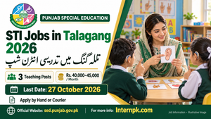 Punjab Special Education STI Jobs in Talagang 2026 Apply Now | Male & Female